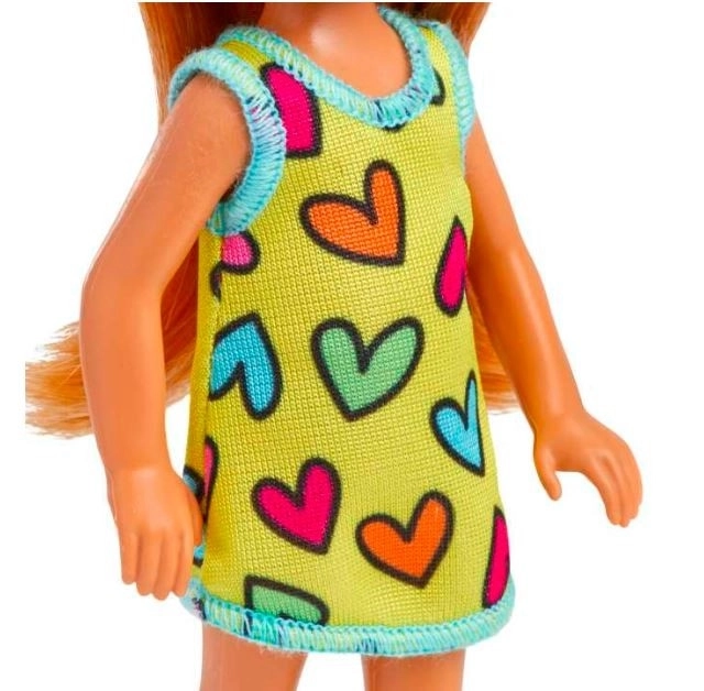 Bambola Barbie Chelsea Vestito Cuori