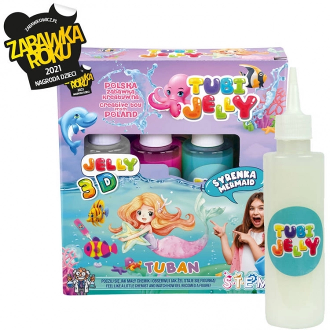 Set Tubi Jelly 3 colori - Sirena