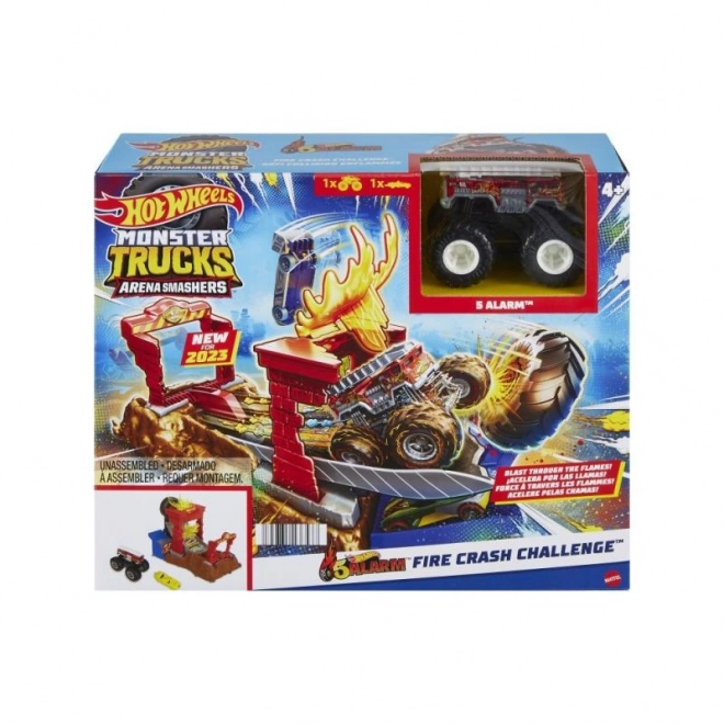 Set da gioco Sfida di Corsa Monster Trucks Arena Hot Wheels