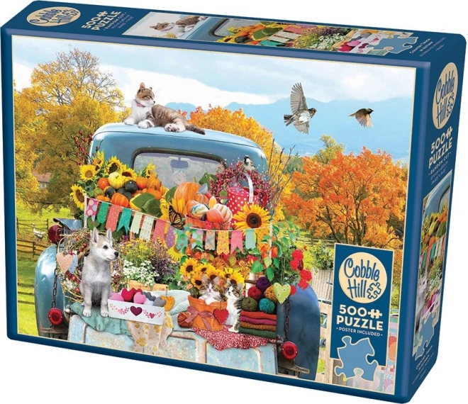 Puzzle Autunno Consegna 500 Pezzi