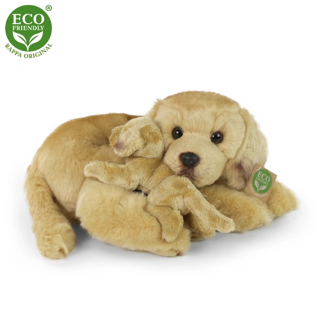 Peluche Labrador con Cucciolo ECO-FRIENDLY 27 cm