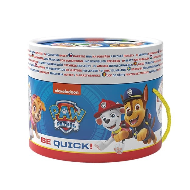 Gioco di carte Paw Patrol per riflessi veloci