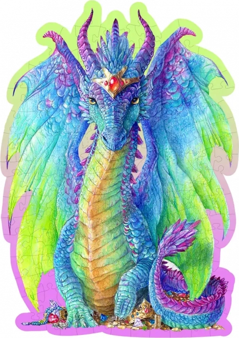 Puzzle in legno Drago maestoso 150 pezzi