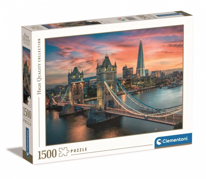 Puzzle 1500 Pezzi Tramonto su Londra