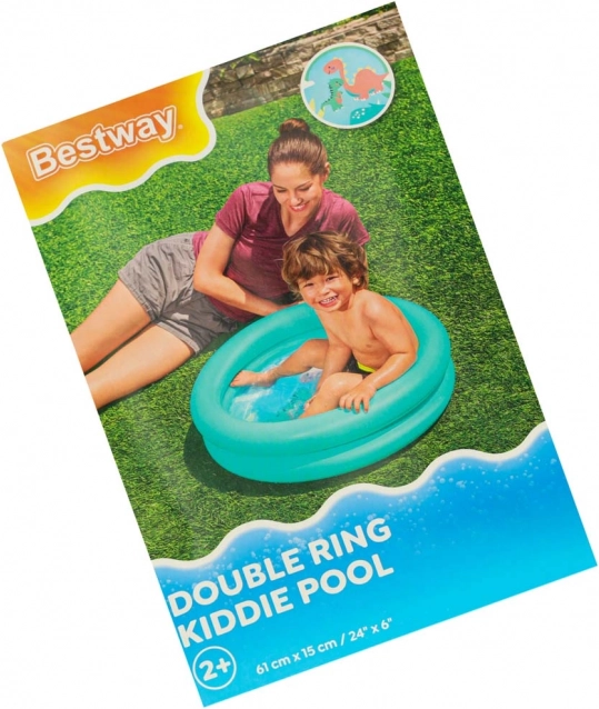 Piscina gonfiabile per bambini 61cm turchese