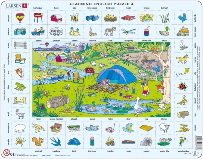 Puzzle inglese LARSEN: Vacanze in campagna 70 pezzi