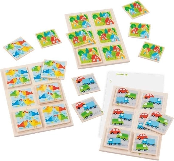 Gioco variabile con tre tavole di base