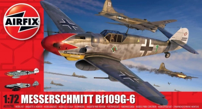 Modello in plastica Messerschmitt BF109G-6 scala 1/72