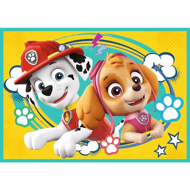 Puzzle 4w1 La Spassosa Squadra di Paw Patrol