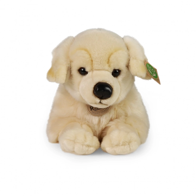 Peluche cane Golden Retriever sdraiato ecologico 39 cm