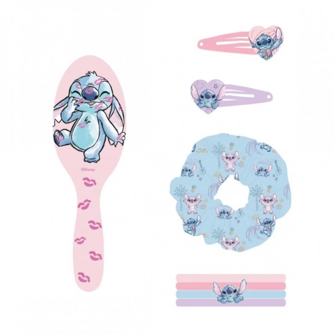 Set accessori capelli Stitch 8 pezzi