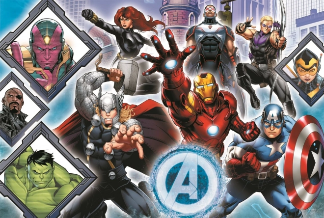 Puzzle XL Super Shape Avengers 104 pezzi