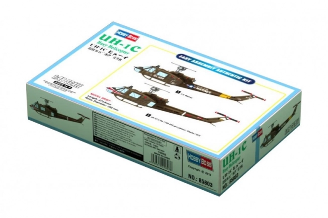 Modello di elicottero UH-1C Huey in plastica