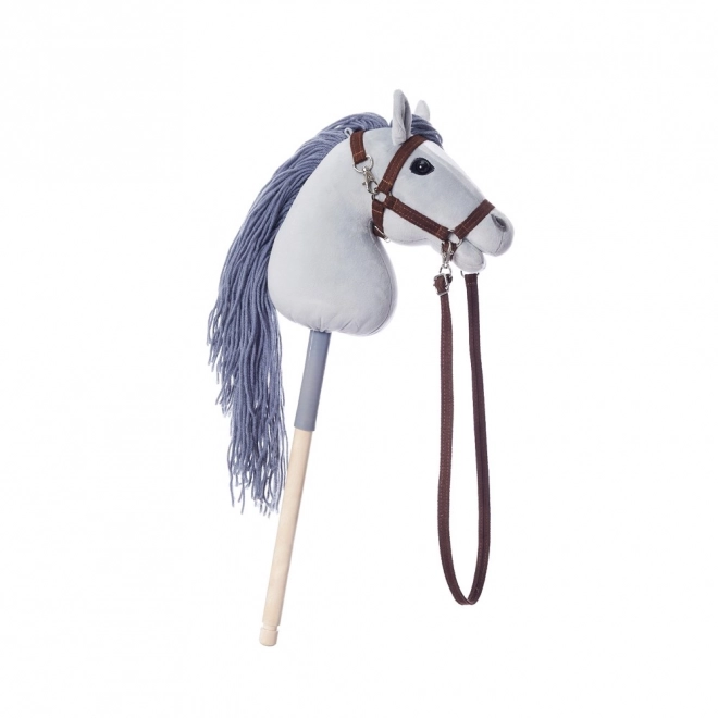 Cavallo a bastone Hoppihorse grigio
