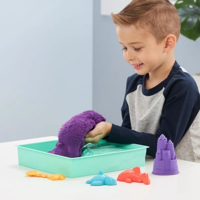 Kinetic Sand - set sabbiera viola