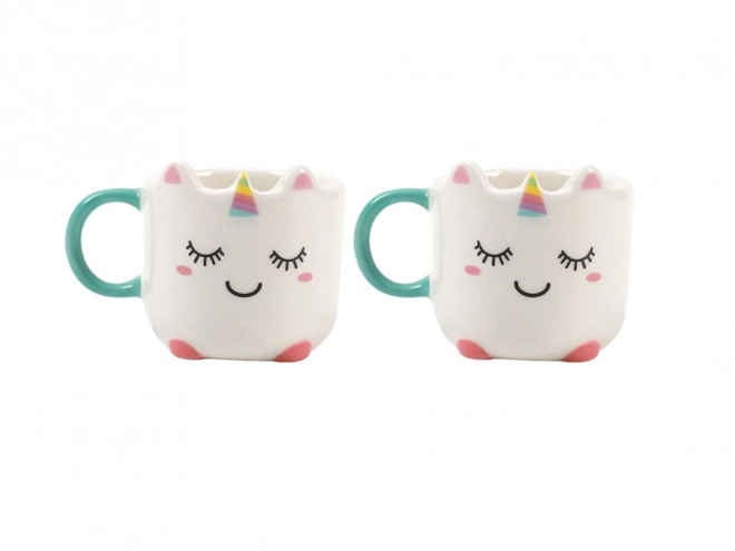 Mini tazzine da caffè con unicorni per espresso
