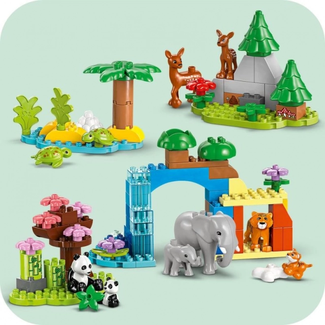 Famiglie di animali selvatici LEGO DUPLO 3 in 1