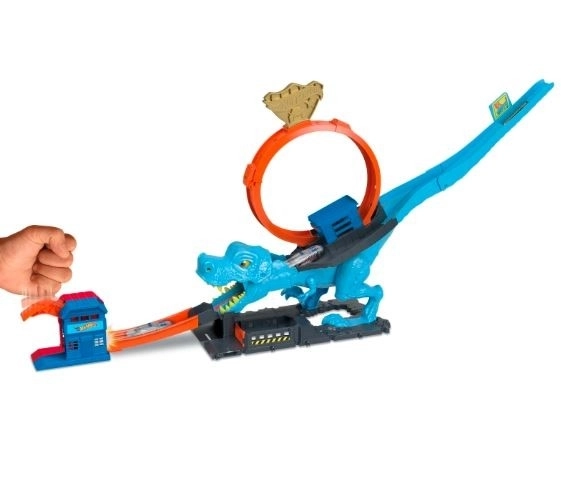 Pista Hot Wheels City Trappola T-Rex