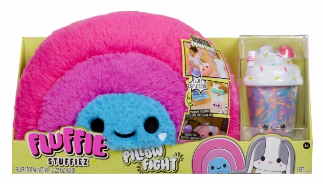 Cuscino Fluffie Stuffiez Pillow Fight Arcobaleno