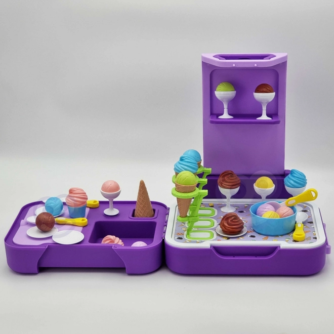 Cucina con gelato a palline 3 in 1 per bambini 62 pezzi