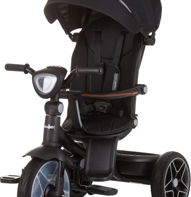 Chipolino triciclo con tettoia e box musicale Derby 2 in 1 Obsidian