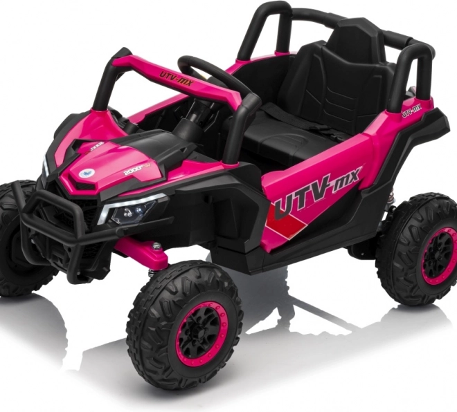 Auto elettrico per bambini Buggy Madman UTV-MX rosa