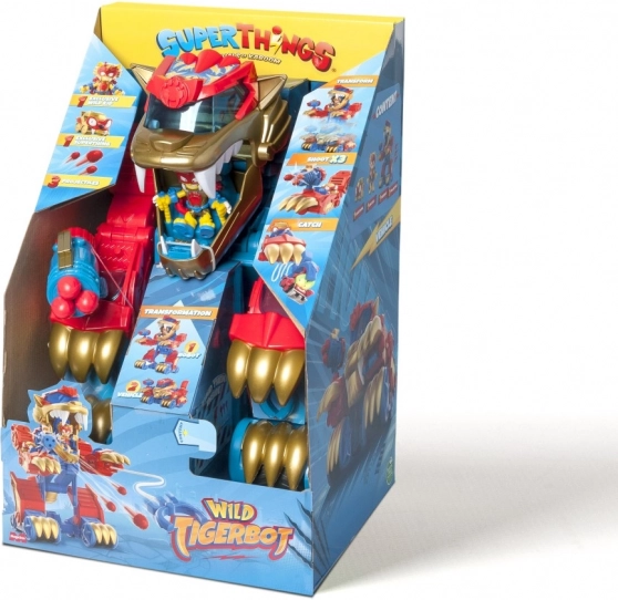Set di gioco SuperThings Wild Tigerbot