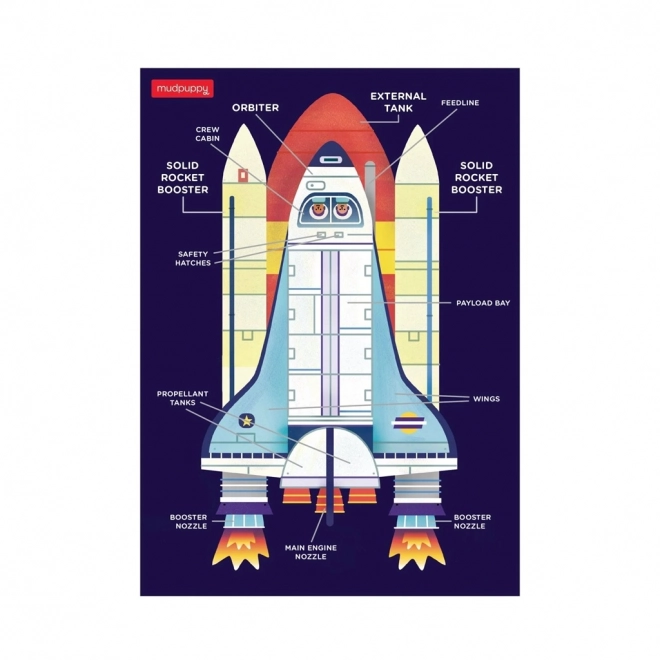 Puzzle Space Shuttle 48 Pezzi