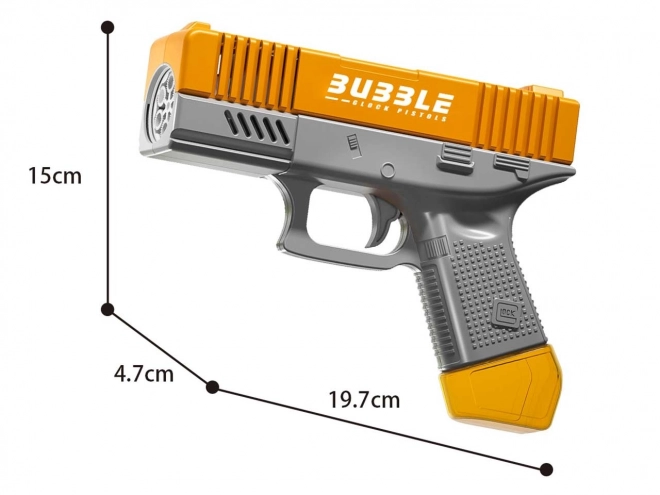 Pistola per bolle di sapone con liquido