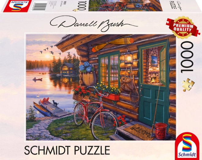 Puzzle Casetta sul Lago 1000 Pezzi