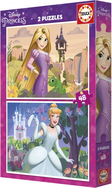 Puzzle Disney Principesse: Rapunzel e Cenerentola