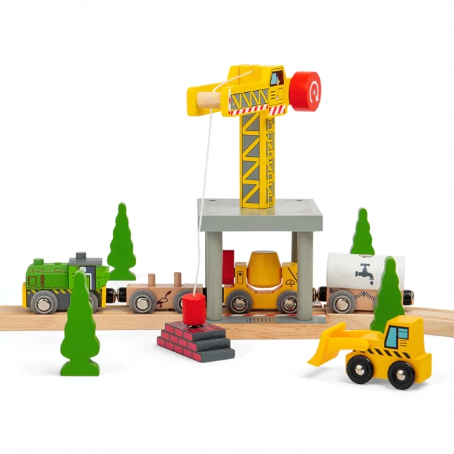 Grande gru gialla Bigjigs Rail