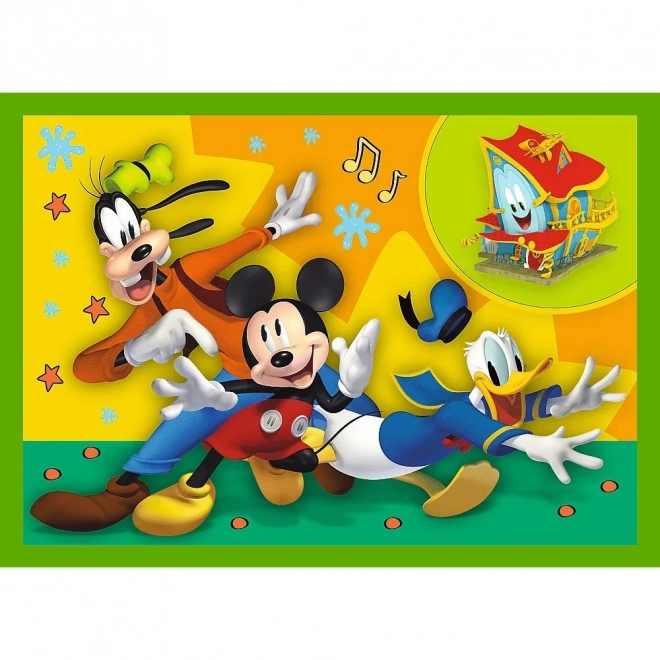 Puzzle della Clubhouse di Mickey Mouse 4 in 1