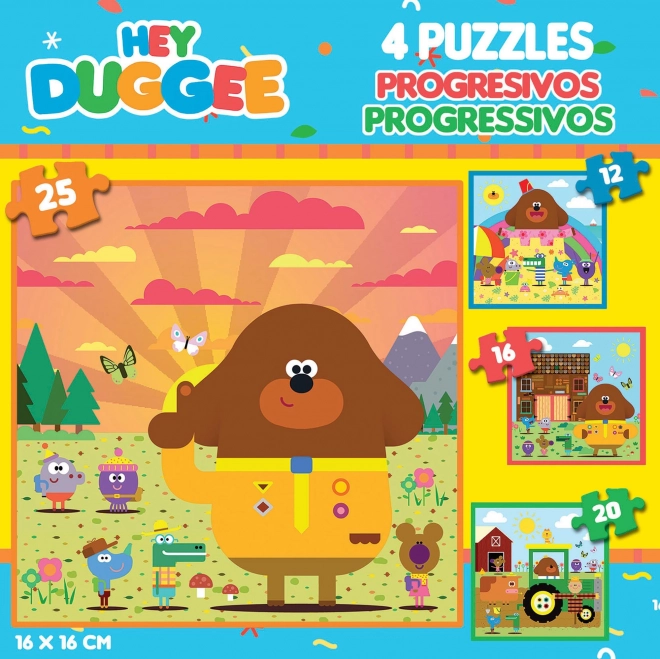 Puzzle EDUCA Hey Duggee 4 in 1