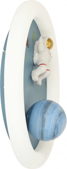 Lampada da soffitto a LED dimmerabile per cameretta con astronauta