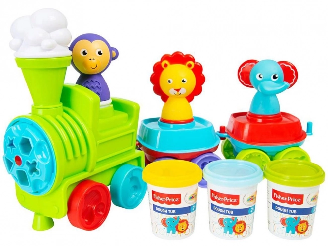 Treno Creativo con Pasta da Modellare Fisher Price