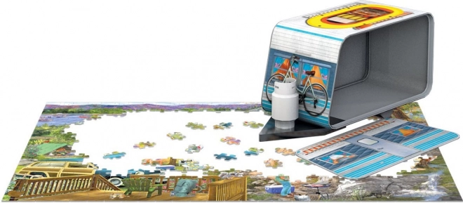 Puzzle nella scatola di latta Caravan - 550 pezzi