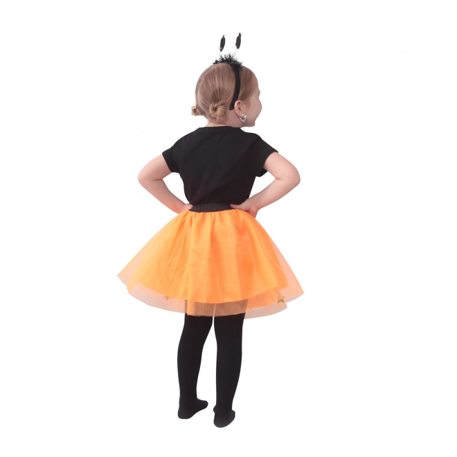 Costume di Halloween bambina gonna tutu con cerchietto