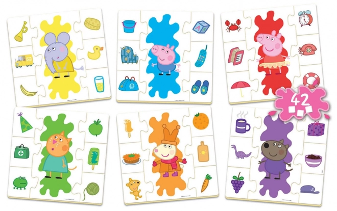 Puzzle EDUCA Peppa Pig: Impariamo i Colori