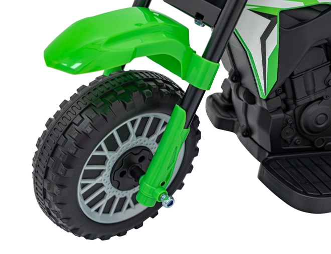 Moto elettrico per bambini Honda CRF 450R rosso con clacson e battistrada in gomma – verde