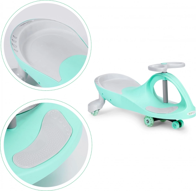 Ruote in gomma silenziose ed ergonomia per il comfort