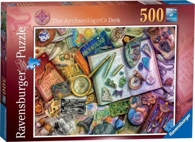 Puzzle tavolo dell'archeologo 500 pezzi