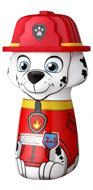 Paw Patrol Marshall gel doccia e shampoo 400 ml in bottiglia 3D