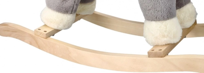 Cavallo a dondolo di peluche