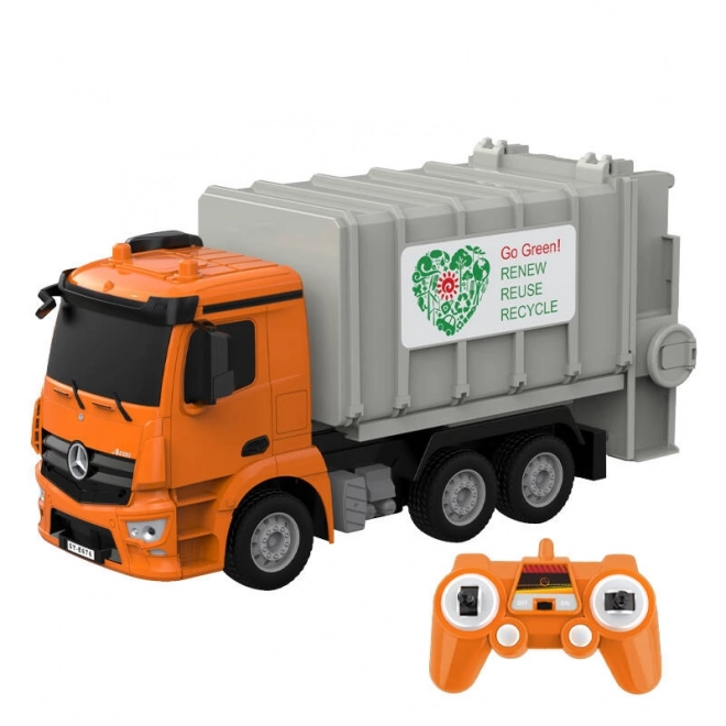 Camion della Spazzatura Radiocomandato Mercedes-Benz Antos 1:26