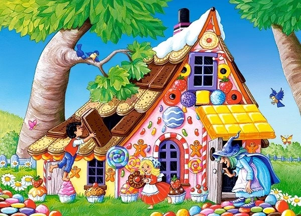 Puzzle 120 pezzi Hansel e Gretel