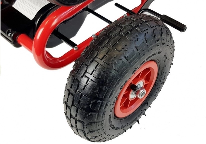 Gokart a pedali rosso per bambini