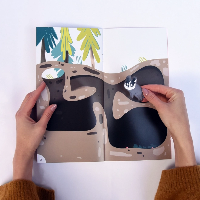 Quaderno di adesivi Ababu pieno di divertimento con 111 adesivi