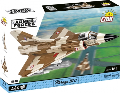 Set di costruzione COBI Armed Forces – Mirage IIIC 1:48, 444 pezzi
