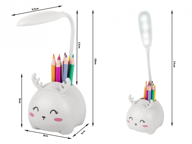 Luce notturna a LED per bambini con organizer USB